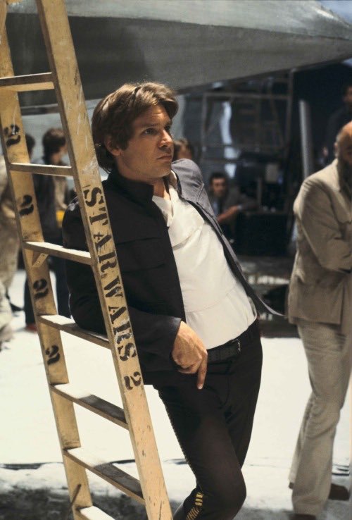 Harrison Ford working but not able to get me out of his head.