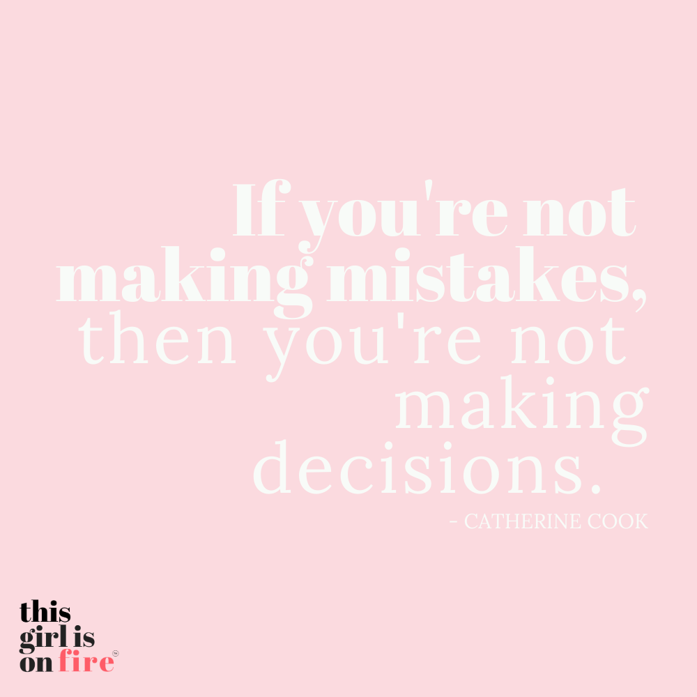 thisgirlisonfire (@officialtgiof) on Twitter photo For most of us the fear of getting something wrong and making mistakes is enough for us to not make a decision. We shouldn’t fear these though as without mistakes we don’t grow & learn. So make a decision today & keep growing. 🙌
#mistakesarelessons #empowerher #tgiof For most of us the fear of getting something wrong and making mistakes is enough for us to not make a decision. We shouldn’t fear these though as without mistakes we don’t grow & learn. So make a decision today & keep growing. 🙌
#mistakesarelessons #empowerher #tgiof