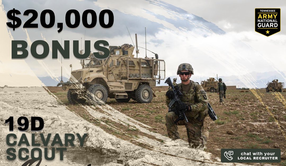 🚨 The Cavalry Scout (19D) is responsible for being the eyes 👀 and ears👂 of the commander during battle. They engage the enemy in the field, track 👣 and report their activity, and direct the employment of weapon systems 🔫 to their locations 🗺.