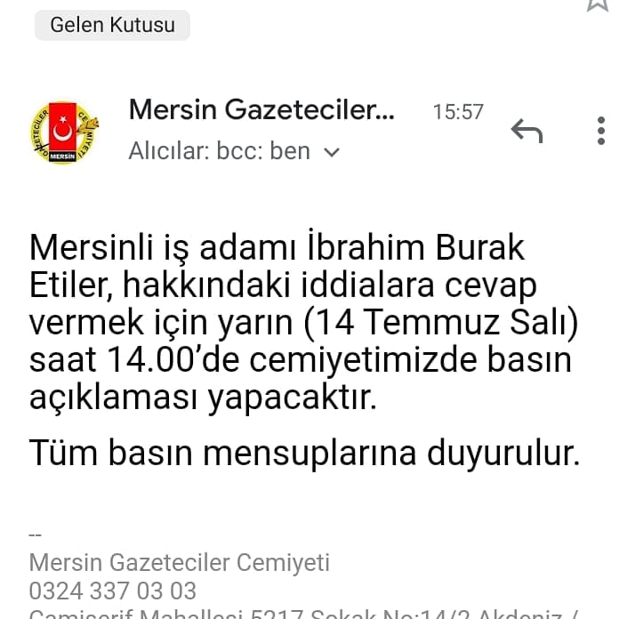#BurakEtiler Masumdur