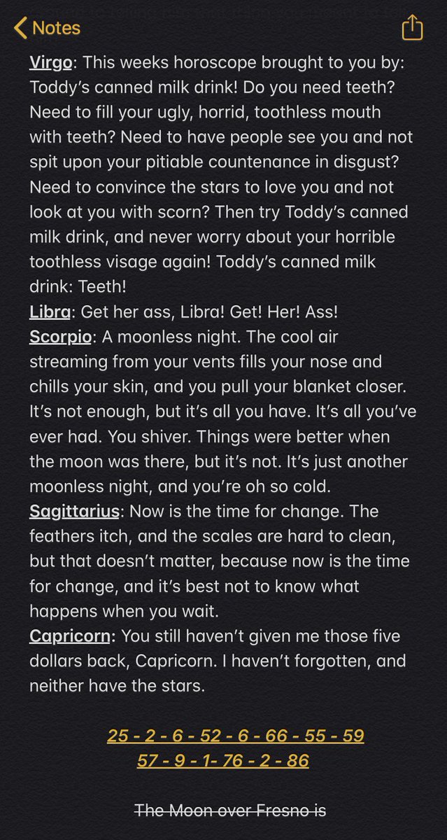 NotesHoroscope's tweet image. Horoscopes - Week of the 13th