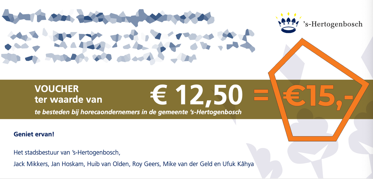Bossche Boulders doet mee met de actie van de <a href="/shertogenbosch/">'s-Hertogenbosch</a>  #voucher #zorgvoucher en verhoogt de waarde van €12,50 naar €15,- vrij in een keer te besteden bij ons in de hal. Meld je aan via bosscheboulders.nl