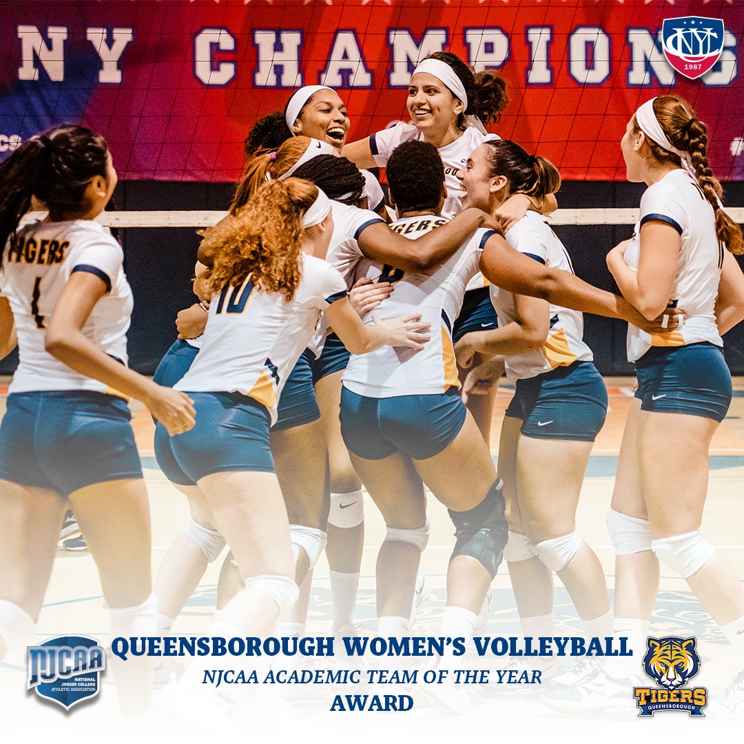🏐 | Congrats to the @QCC_Athletics Women's Volleyball team on earning @NJCAA Academic Team of the Year recognition! 🗞: bit.ly/2WfwdHt #TheCityPlaysHere #BeExceptional #NJCAAForward @CUNY @QCC_CUNY @CUNYCOSA @NJCAARegionXV @NJCAAVolleyball