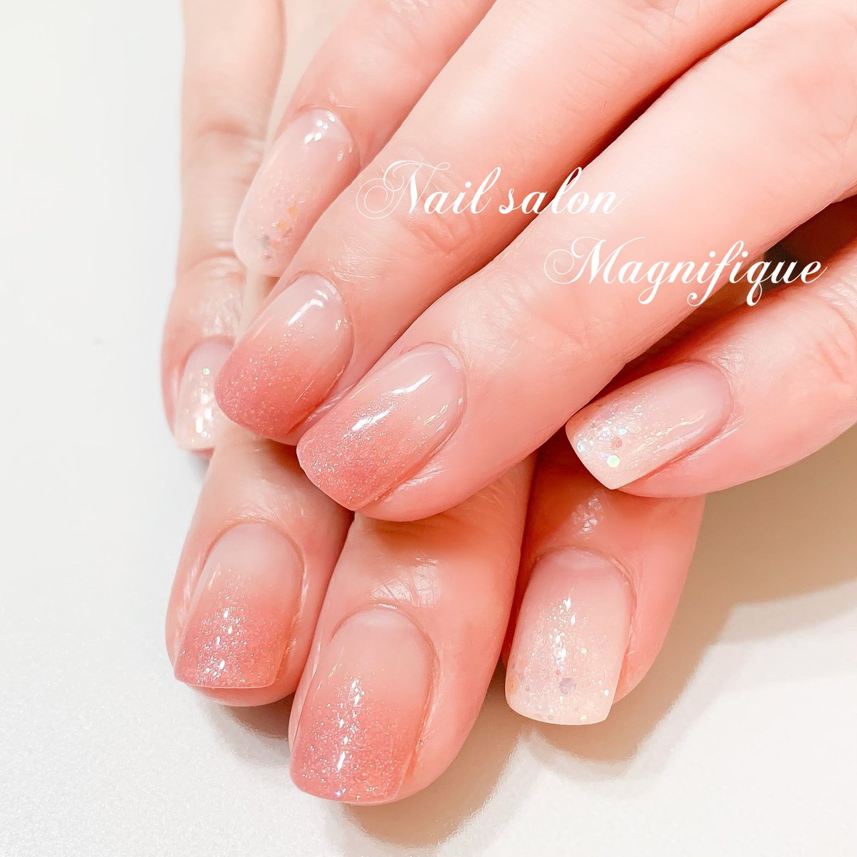 Nailsalon Magnifique Na Twitteru Nail Nailsalon ネイル ネイルサロン ジェルネイル グラデーション グラデーションネイル キラキラ ラメ かわいい シンプル シンプルネイル オフィスネイル 大人ネイル 上品ネイル 恵庭ネイルサロン マニフィーク