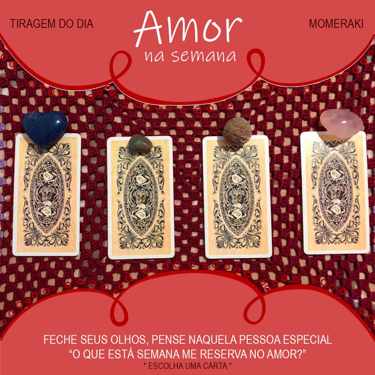 joana_bahiense's tweet photo. Segunda feira é um ótimo dia pra tiragens de amor! Escolhe sua pedra! Que 12h saindo resultado! Retuíte pra chegar em quem precisa! https://t.co/DNdbG9neie
