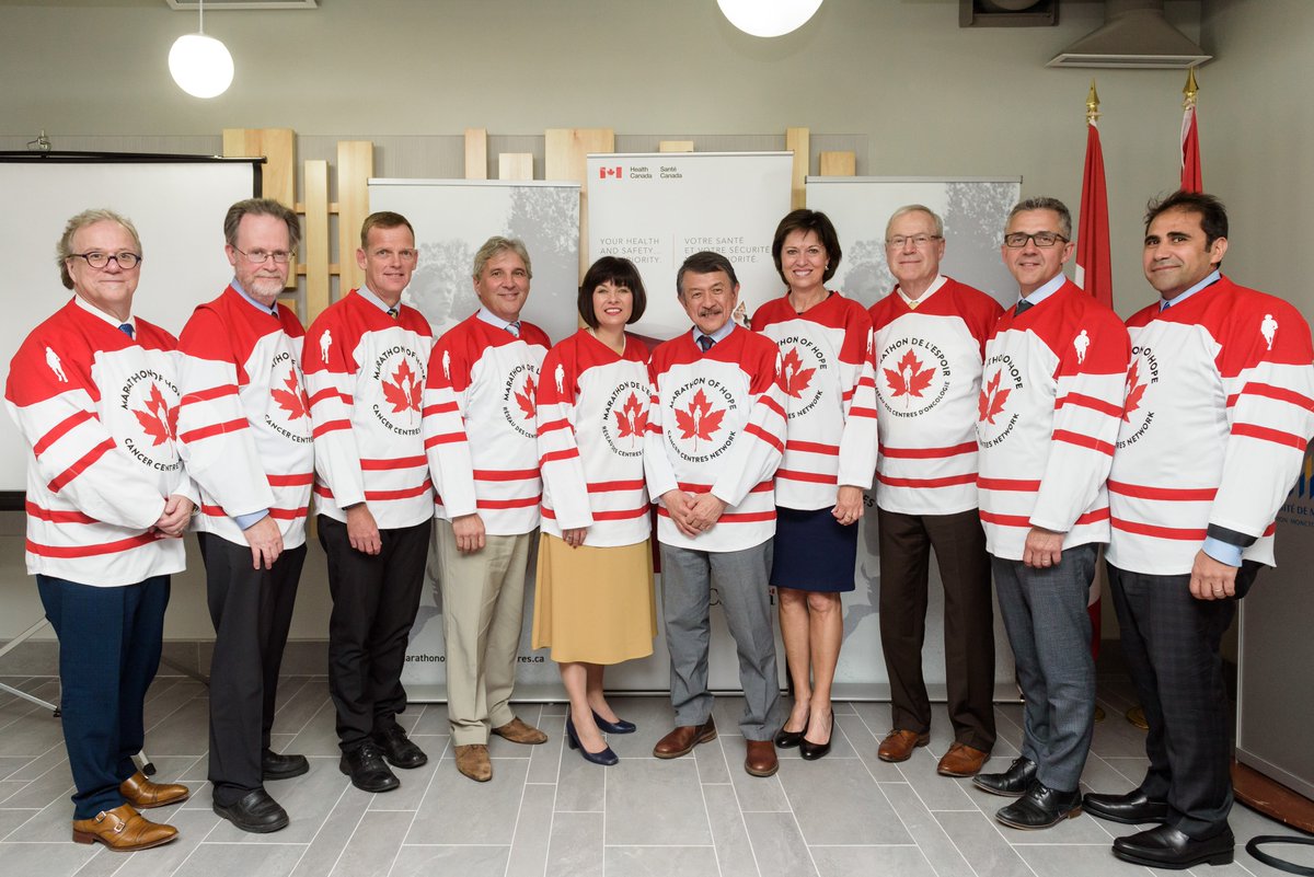 tfri_research's tweet photo. A year ago, the government of Canada announced its support for the @MarathonOfHope Cancer Centres Network.
We continue working closely with partners, including the federal government, to operationalize the network, and hope to announce some good news in the near future! https://t.co/CJc1eaeQZS
