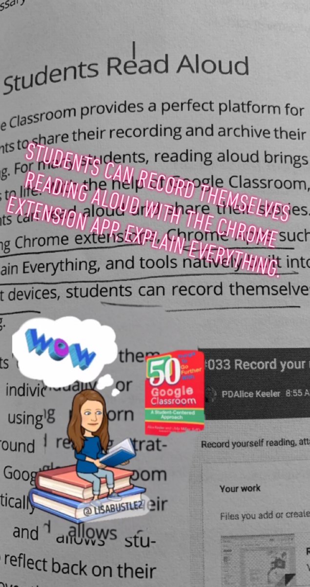 LisaBustle2's tweet photo. Managing fluency practice from home. #AliceKeeler #conversechat #booksnaps https://t.co/HWKactyzmY