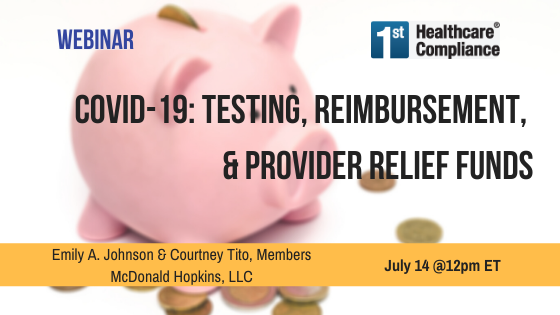 1sthcc's tweet photo. Happening Tomorrow
Complimentary Webinar
Emily A. Johnson and Courtney Tito, Members at McDonald Hopkins LLC will be presenting this timely webinar for us: a discussion of laboratory testing for COVID-19
https://t.co/m7lFOWqG0A
#webinar #COVID-19 #PAHCOM #PMI https://t.co/WU17q68D6m