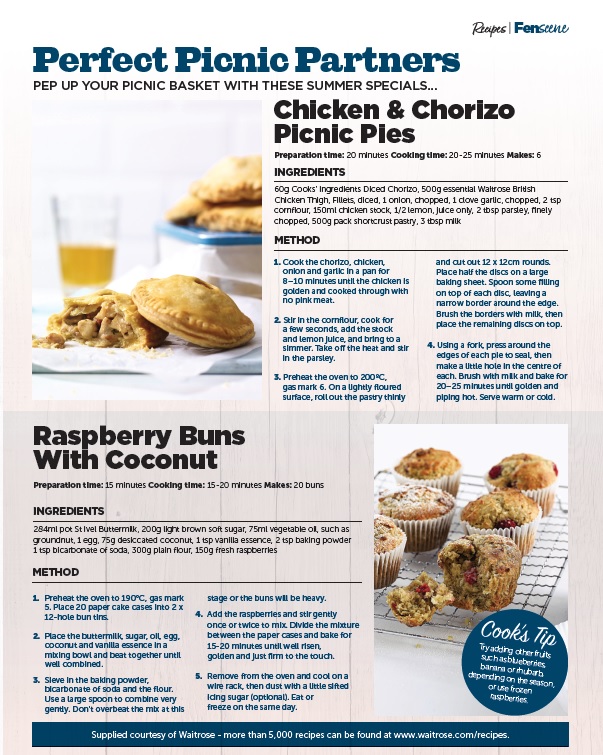 Fen_SCENE's tweet photo. Perfect Picnic Partners
Pep up your picnic basket with these summer specials....
@waitrose #PicnicPies #RaspberryBuns @Fen_SCENE #FenSceneRecipes #PicnicIdeas #PicnicBasket #PicniRecipes https://t.co/HYZRwbDzN8