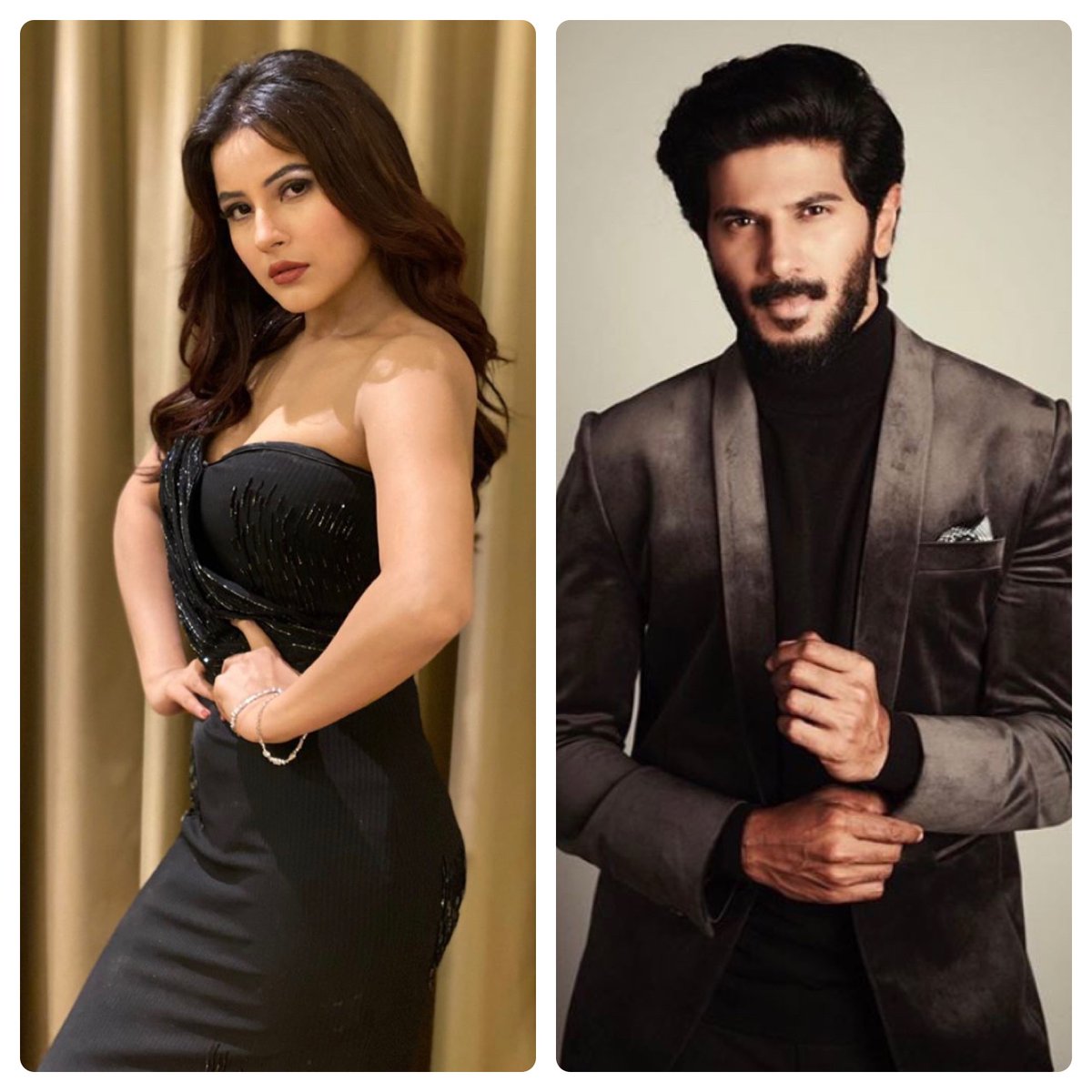So here’s a thread that I made for 2 of my favourites@ishehnaaz_gillX  @dulQuer PS :I just think these 2 adorable human beings would look great together ON SCREEN and can’t wait for a possible Collab coz it would be LIT . Sexy devils in black here #MostLovedGirlShehnaaz
