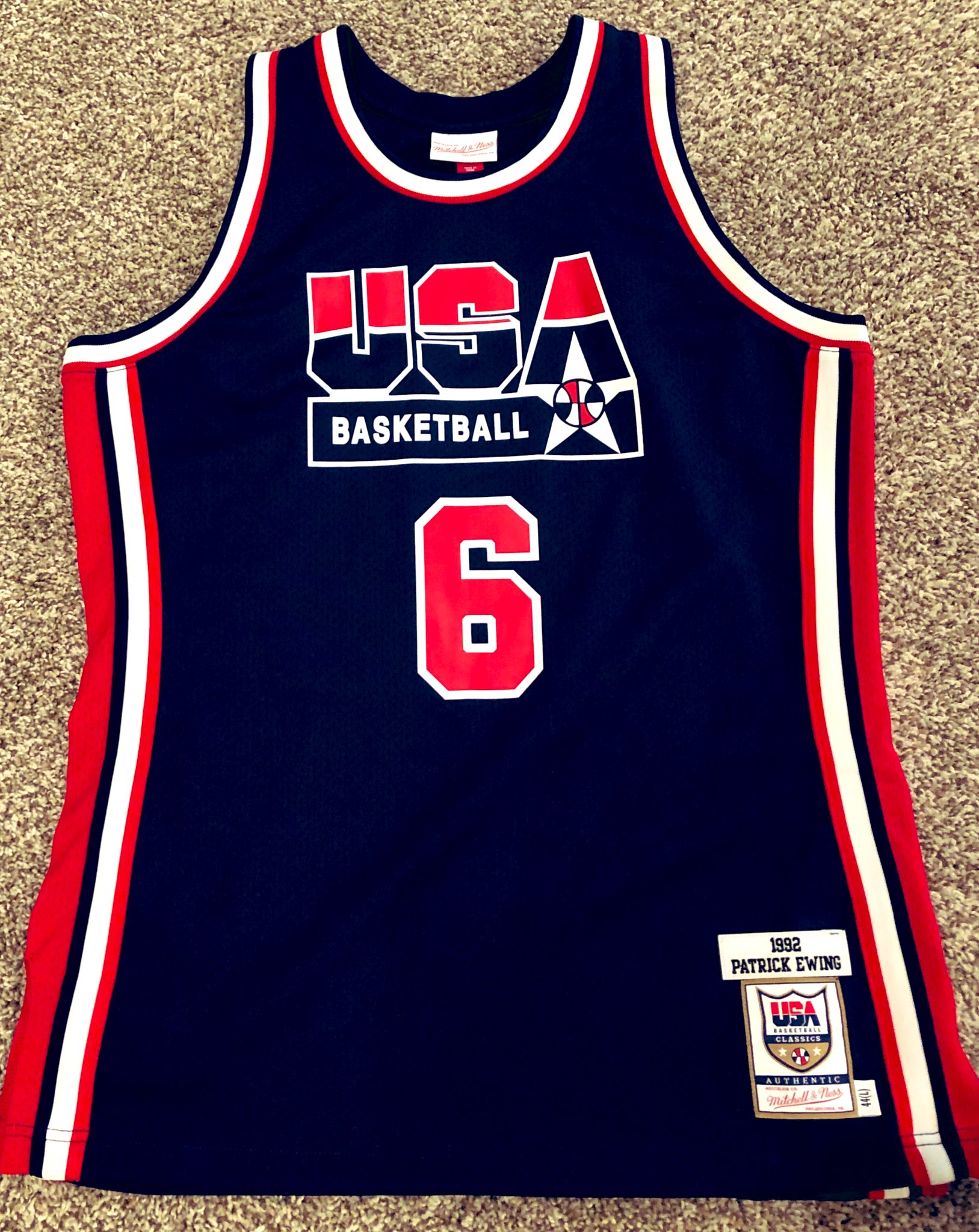 Ewing dream team jersey 2025