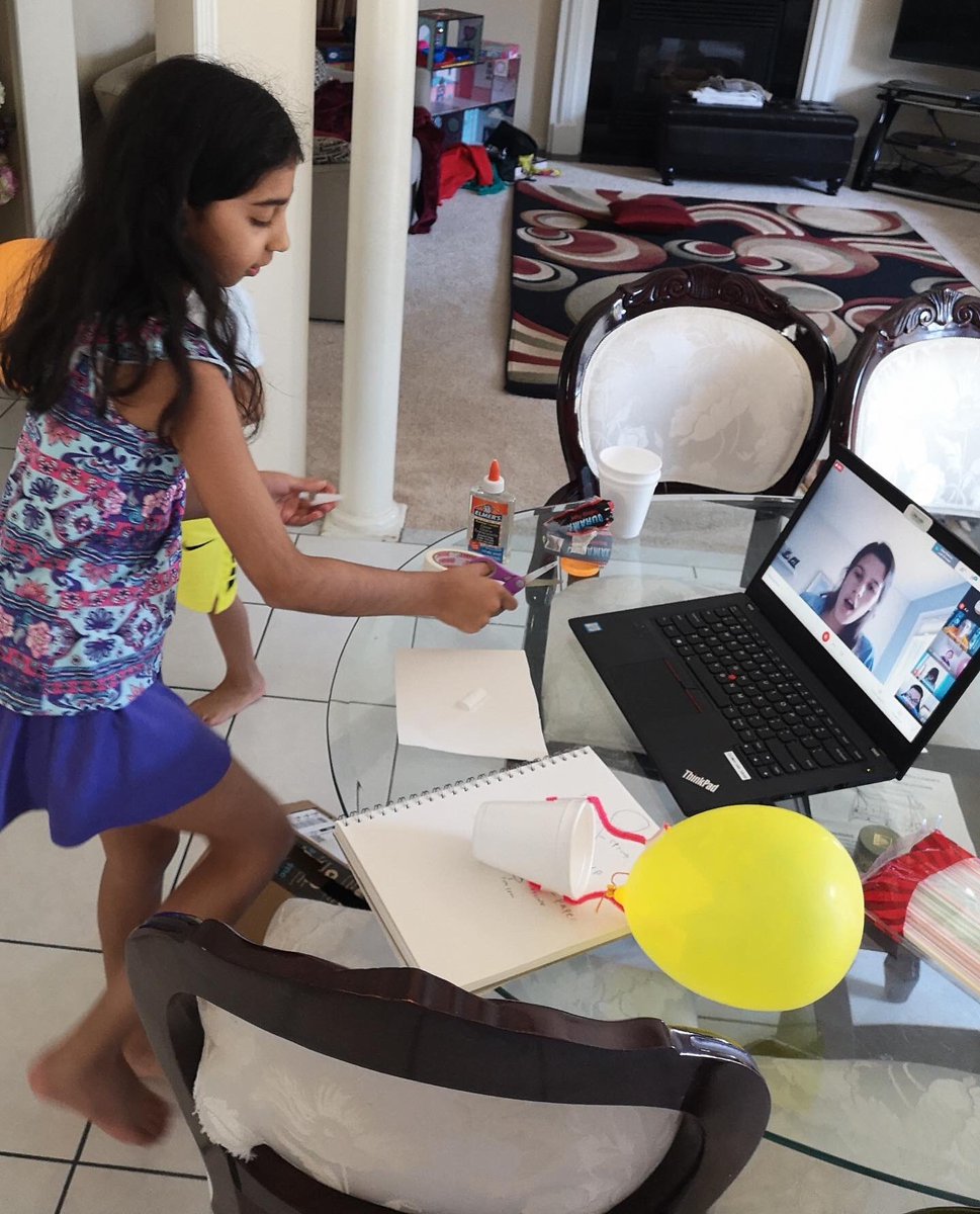 We 💙 seeing siblings working together during our virtual c_wonder: Community Summer Programs to engineer their designs! We are so excited to start week 2 of programs today 🎉 #STEM #FutureEngineers #learnathome