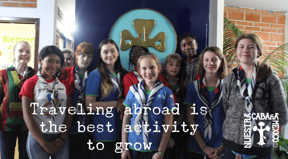 nuestracabanamx's tweet photo. Viajar al extranjero ✈️🌐es la mejor actividad para crecer 🙌
#ValoresGuías #EnLasGuíasAprendí #WAGGGSWorld
-o0o-
Traveling abroad✈️🌐 is the best activity to grow🙌
#GuidingValues #InGuidingILearned #MundoAMGS https://t.co/mkTLxTlIAG