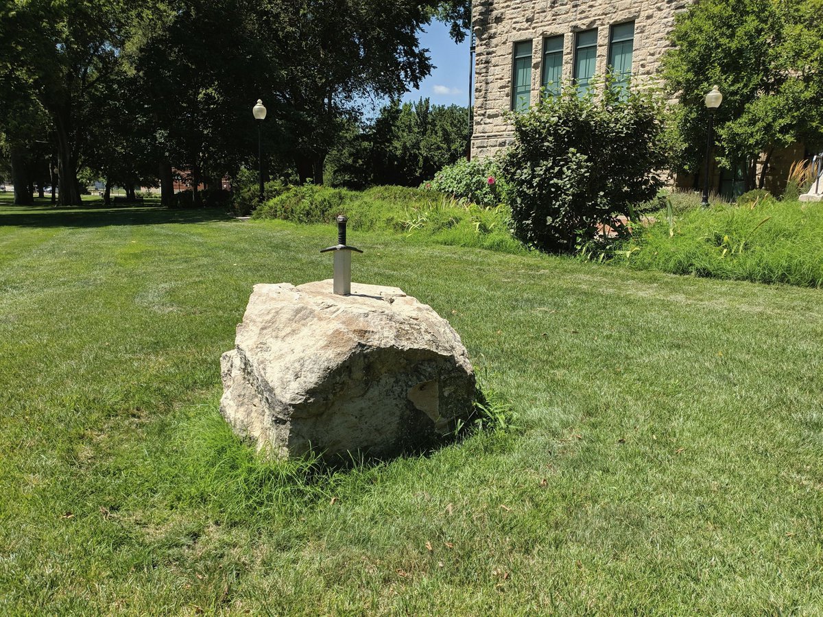 Legend. Summer 2020.
#HereAtSterling #SeeYouAtSterling #swordinthestone #SterlingCollege #SterlingKS #BradTheFan #BradThePhotog