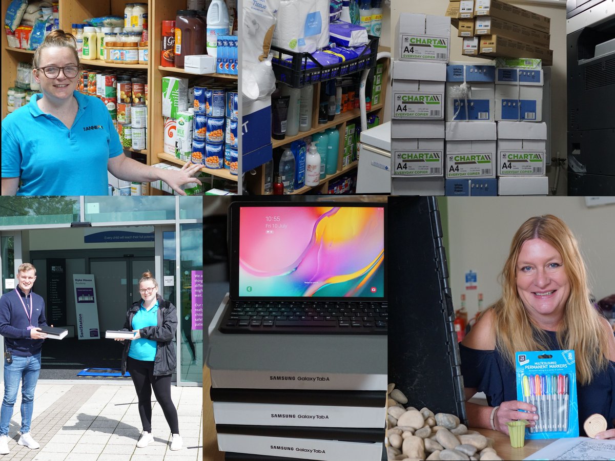 To support our efforts to mitigate the impact of the #coronavirus <a href="/PGLDurham/">Durham Freemasons</a> gave us a grant of £4500 to replenish our supplies of food &amp; domestic goods, paper and toner, 200 activity packs &amp; identified by our friends <a href="/DykeHouse/">🌈NET Dyke House Academy</a>, 5 WiFi enabled devices for kids who need them.