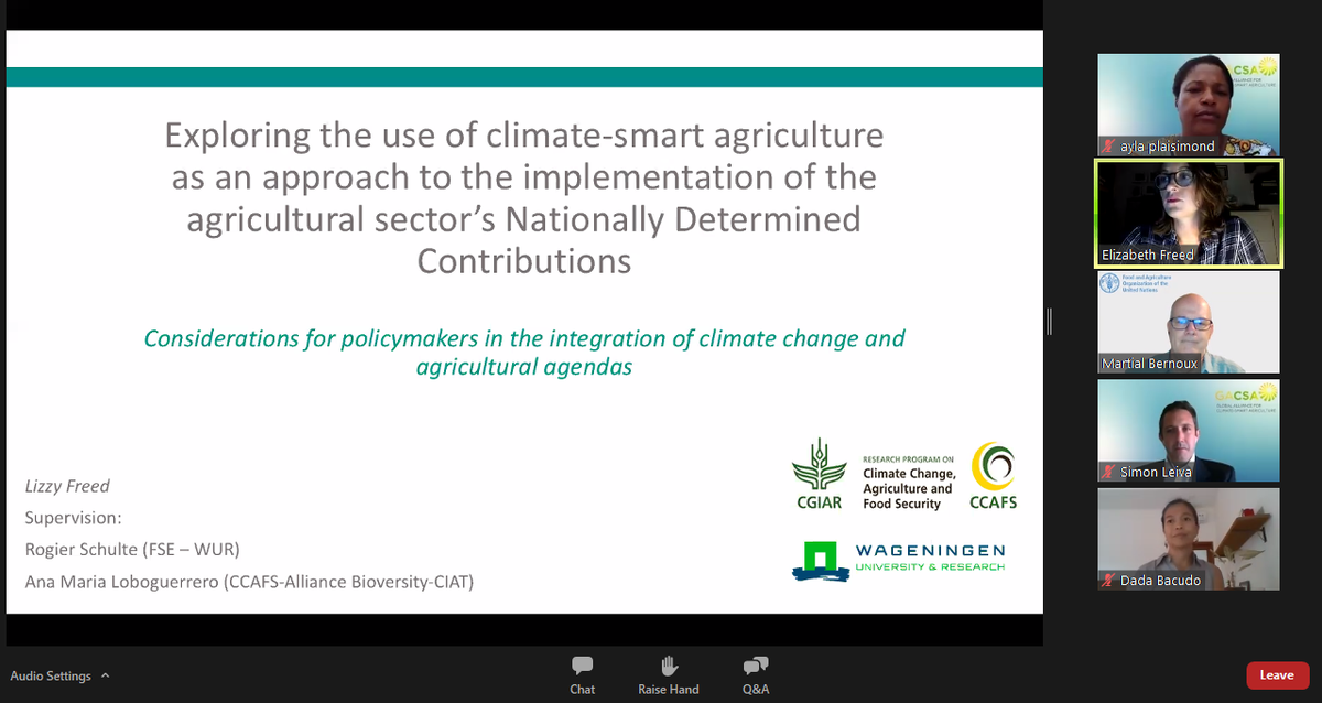 GACSA (@gacsa_news) on Twitter photo ‼️ HAPPENING NOW‼️
Policy #Dialogue #Webinar “Agriculture and the #NDCs: Opportunities to bridge science and policy” by <a href="/WUR/">Wageningen U&R</a>, <a href="/CGIARclimate/">CGIAR Climate Action</a> and #GACSA
Join us here 👉 bit.ly/303BKSK
Password: 977929 ‼️ HAPPENING NOW‼️
Policy #Dialogue #Webinar “Agriculture and the #NDCs: Opportunities to bridge science and policy” by <a href="/WUR/">Wageningen U&R</a>, <a href="/CGIARclimate/">CGIAR Climate Action</a> and #GACSA
Join us here 👉 bit.ly/303BKSK
Password: 977929