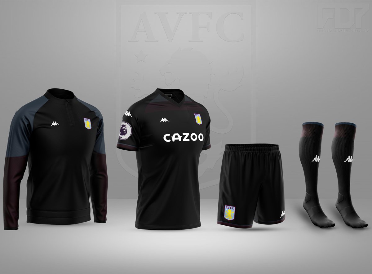 aston villa black kit