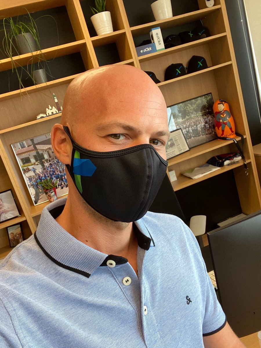 Check out our EXOGROUP branded face masks to keep our staff safe in style #StaySafe #WearAMask