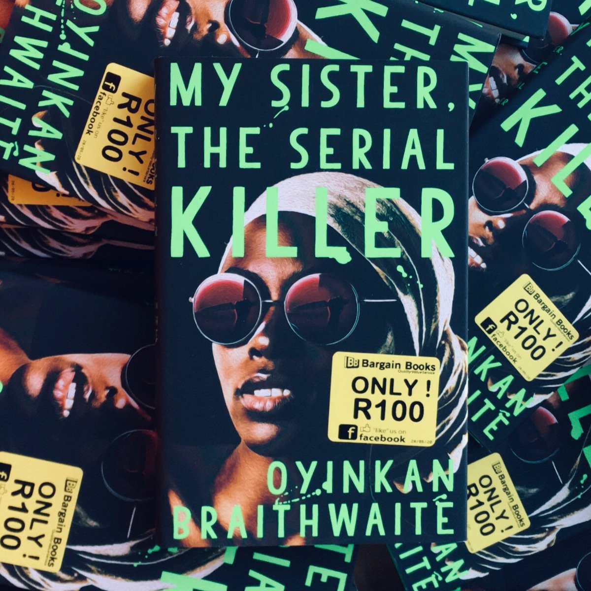 #MySistertheSerialKiller by Oyinkan Braithwaite is available in selected Bargain Books stores for R100, while stocks last!
