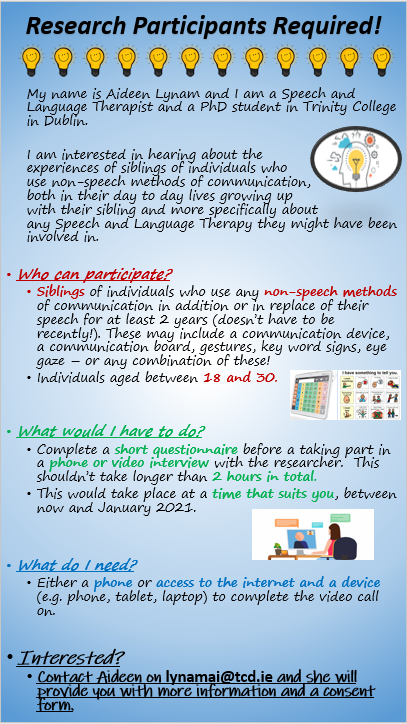 AAC and Sibling Experiences tweet media