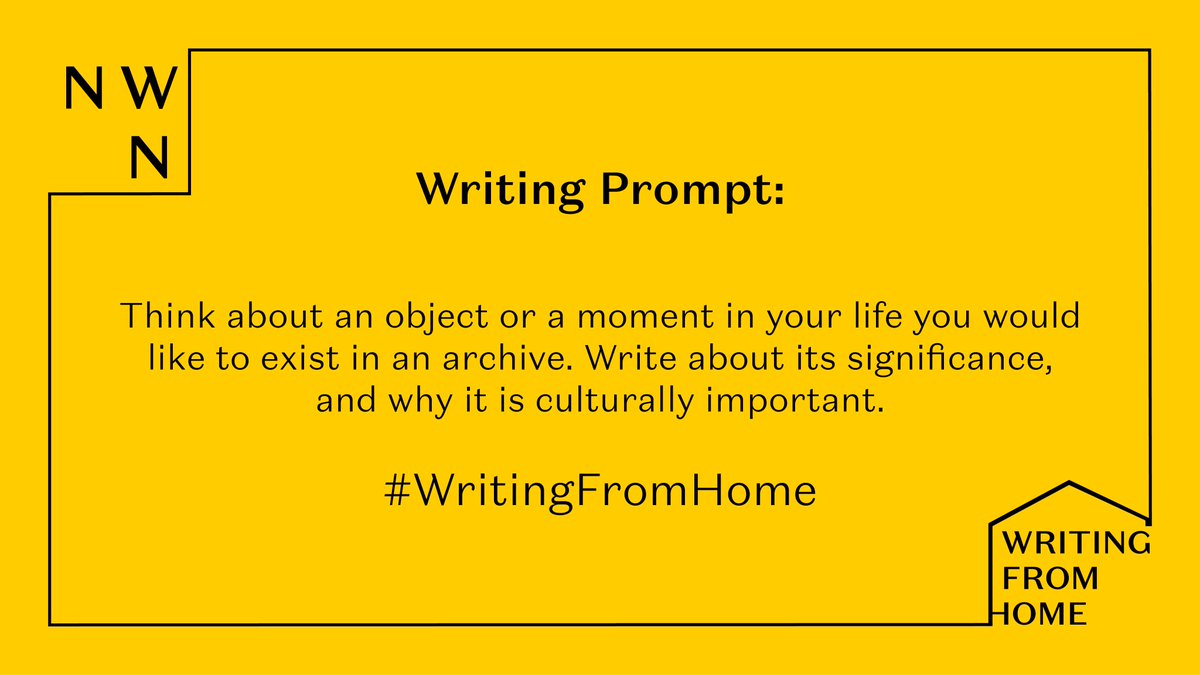 NewWritingNorth's tweet photo. Good morning writers! ☀️ Here's today's #WritingFromHome prompt to give you a bit of #MondayMotivation. ✍️

Thanks to Tracy Gillman for this idea 🙌

What would exist in your archive? https://t.co/12S81oJ2U4
