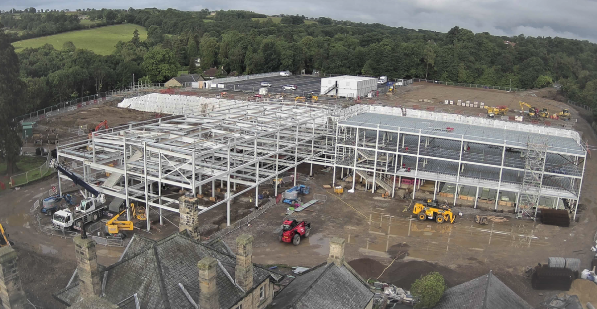 finleysaycliffe's tweet photo. Progress on site @QEHSHexham @gallifordtry https://t.co/6Htv69y3TM