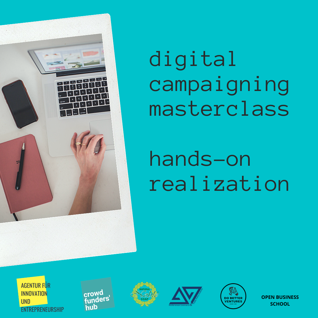 CloedBaum's tweet photo. free seats available in our "#digital #campaigning #masterclass": hands-on #learningbydoing and #creating a #successful #crowdfunding #campaign for a #newcomer #socialbusiness in #Vienna. Q&amp;A today at 3pm, PM for details. https://t.co/xzX0kifKNG