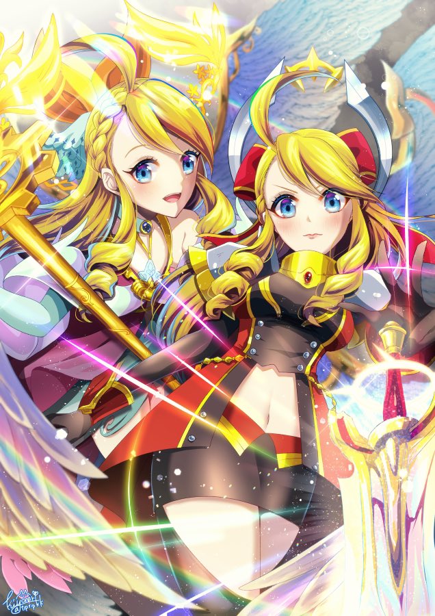 清成 推しケモ 連載中 على تويتر モンスト ウリエル 獣神化改嬉しい おめでとうーーー 天国も地獄もどっちもかわええーー