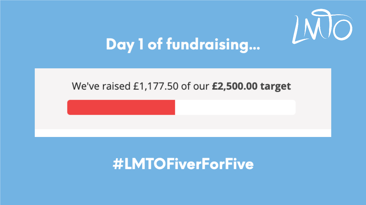 We are absolutely overwhelmed with the support our birthday campaign has received so far.👇 😍 We're fundraising all week, so there's still time to share your favourite memory and donate! THANK YOU! lmto.org/fiverforfive/