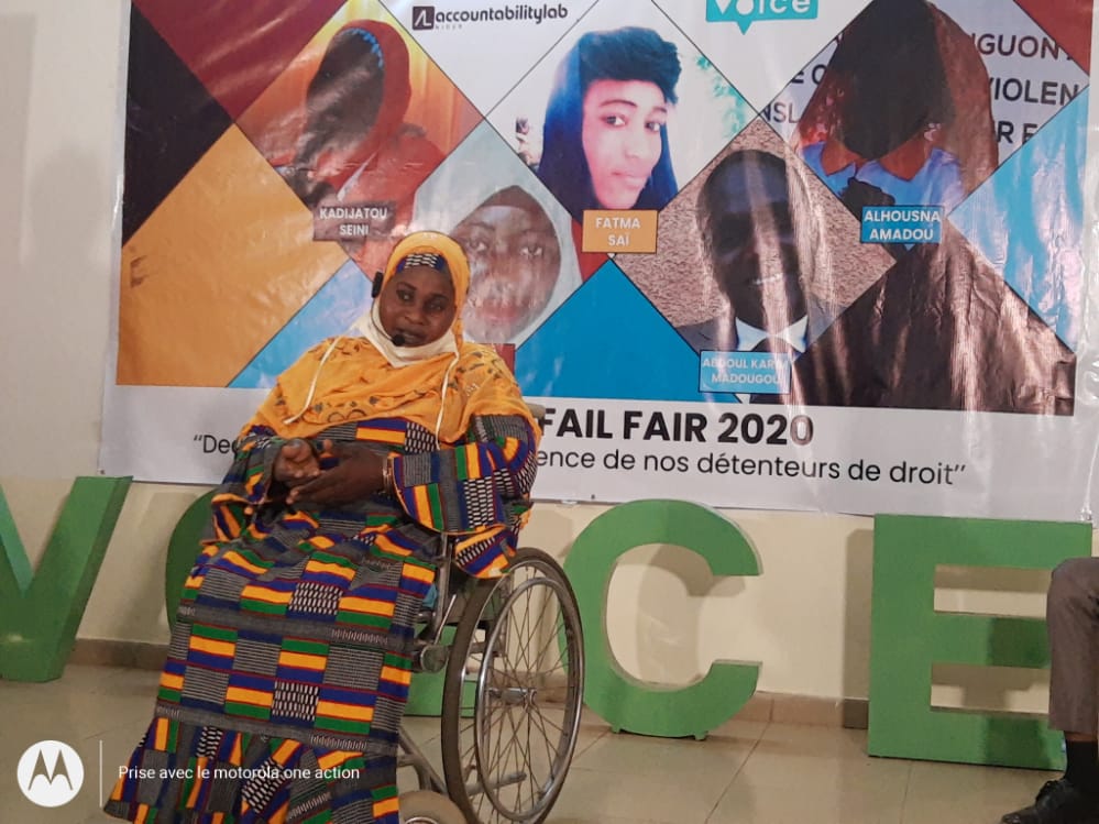 accountlabniger's tweet photo. #LinkingAndLearning #Day #Panliste #Failfair @voicetweetz 
Kadidja la championne d'Afrique, handicapée locomotrice, elle a représenté le Niger à plusieurs compétition internationales et a remporté des médailles, d'argent et dor en athlétisme, haltérophilie, Javelots.. @Awal_312 https://t.co/CnKZ08FBfl