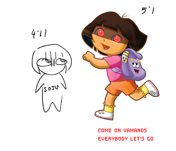 how i feel abt dora being taller than me 