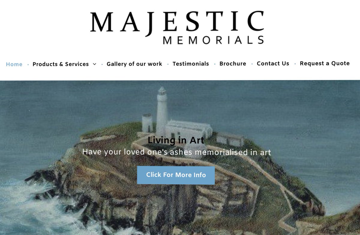 LivingInArtUK's tweet photo. At a time of loss, it’s really important to know where you’re going to receive the right support and we @livinginart are so happy to have referrals from Majestic Memorials who endorse our service. ( Copy &amp; paste link https://t.co/vsd7jdg0PW ) #cremationmemorials #rememberance https://t.co/vEEmIKI3U0