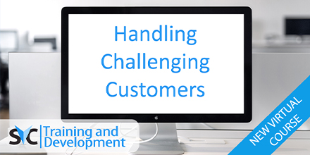 COMPANY ANNOUNCEMENT! Our extremely popular ‘Handling Challenging Customers’ training course is NOW AVAILABLE as a #VIRTUALCOURSE! bit.ly/2WfztTj

#onlinecourses #onlinetraining #virtualcourses #virtualcourse #virtualtrainingcourse #customerservice #managementtraining