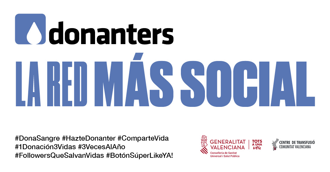 Dona Sang a #Elx
📆Dilluns 13 de juliol
📌Centre de Congressos Ciutat d'Elx
🕘17:00-20:15 h.
Uneix-te a 𝐋𝐀 𝐗𝐀𝐑𝐗𝐀 𝐌𝐄́𝐒 𝐒𝐎𝐂𝐈𝐀𝐋❤️
