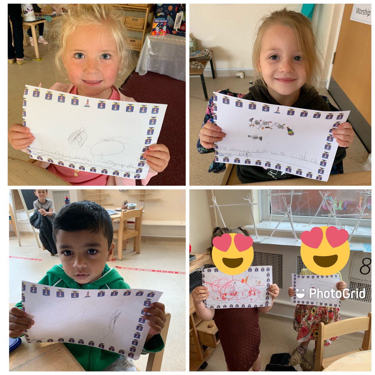 holycrosssthel1's tweet image. EYFS have been writing about the story ‘The Lighthouse Keeper’s Lunch’. #EYFS #TheLighthouseKeeper’sLunch