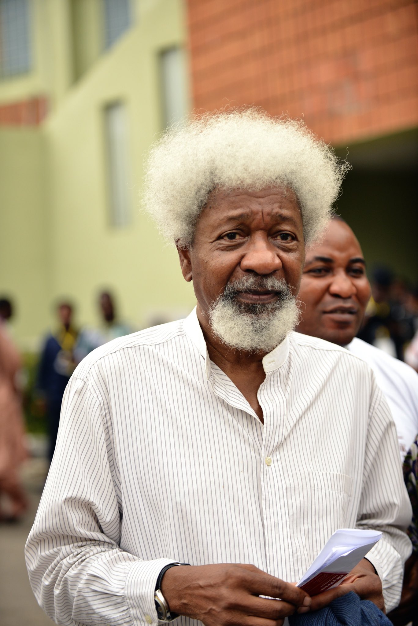 Legends are born in July, Happy birthday, Wole Soyinka  in massive addy to Wizkid ND me too 