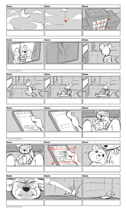 Some Haida boards for an animatic i wanna do, idk when i'll be able to continue so i'll post em here 