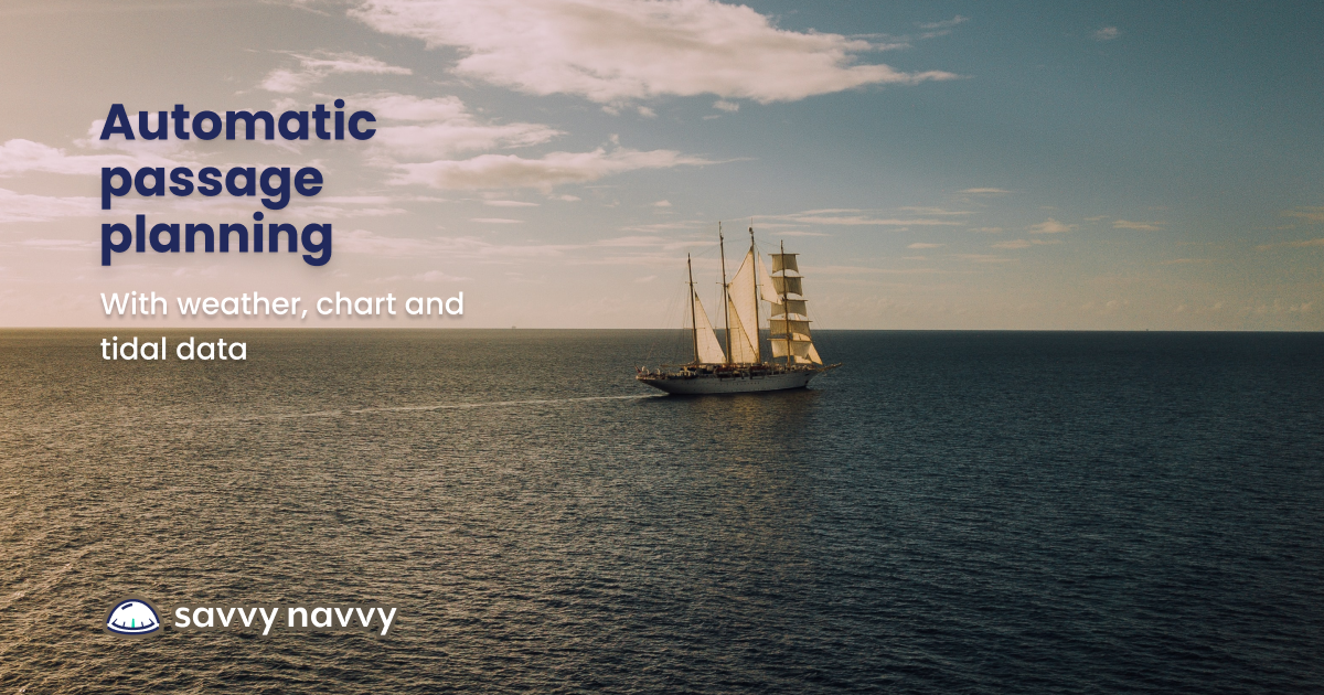 getsavvynavvy's tweet image. Sail easy with automatic route planning, weather forecasts, tidal data, marina and anchorage information, all in one app! Try it here: ow.ly/lSE250Aludc

#savvynavvy #NavigationMadeEasy