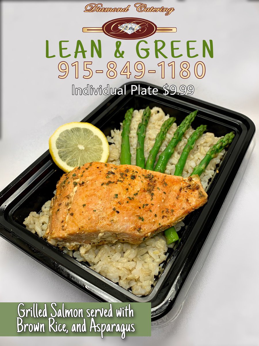 In addition to our regular menu, we have incorporated a Delicious and Nutricious Lean and Green Menu! We will be featuring different dishes everyday! Call now to place your order!