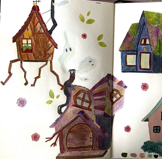 ecsolius's tweet image. j’aime bien mettre de la couleur partout avec mes crayons et dessiner des maisons, des arbres et des fleurs, et puis aussi la poésie 🌼
#NobodyArtistClub