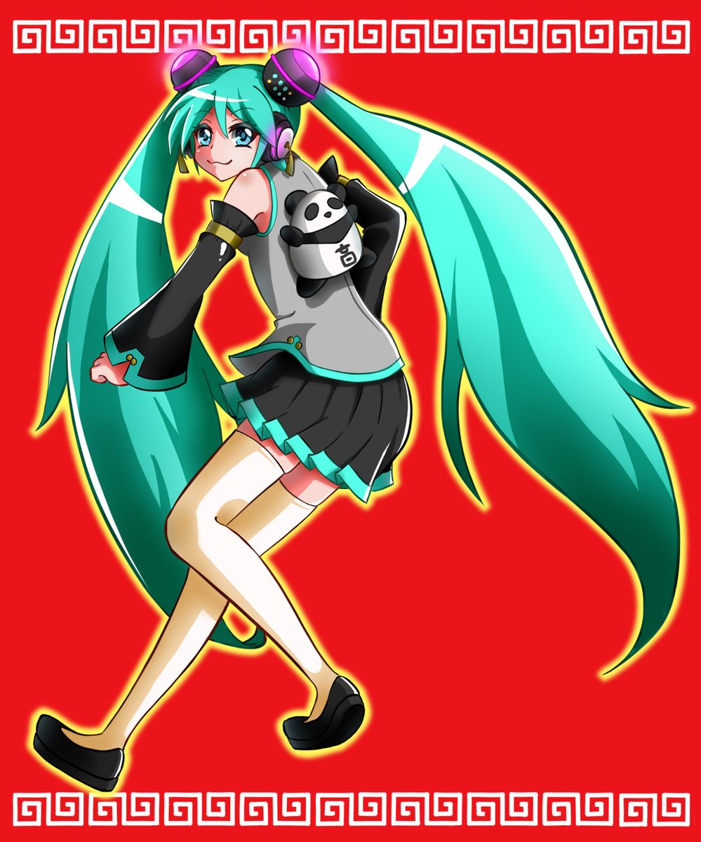 しゅうせつ チャイナモジュールみくちゃん 初期の頃からあるモジュールも可愛いよね ポーズ 萌えキャラ基礎デッサン から 初音ミク