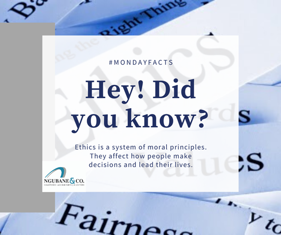 RSMSouthAfrica's tweet photo. #Mondayfacts #inspiringvalues #ethics https://t.co/AXlwQuQ1sV