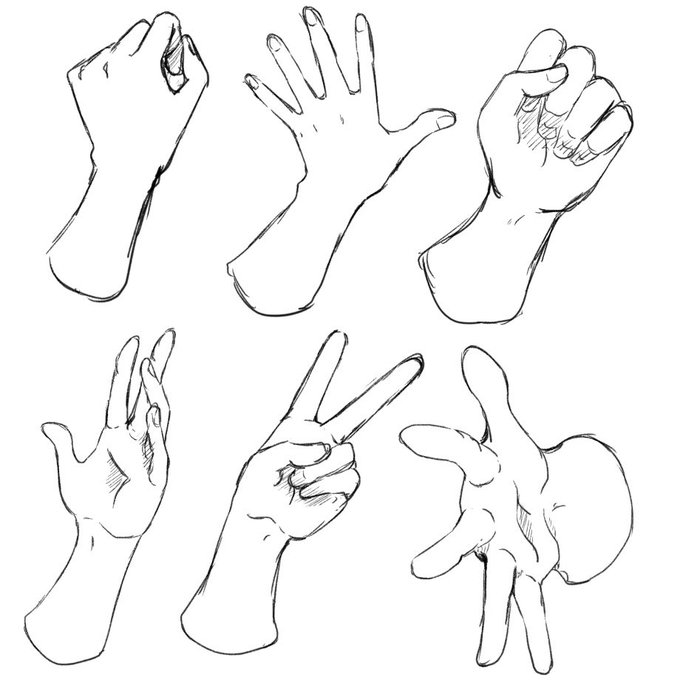 おてて練習。たまにはこうゆうこともちゃんとやっております。。。手が描けるようになると絵を描くのが一気に楽しくなると思う。。。 