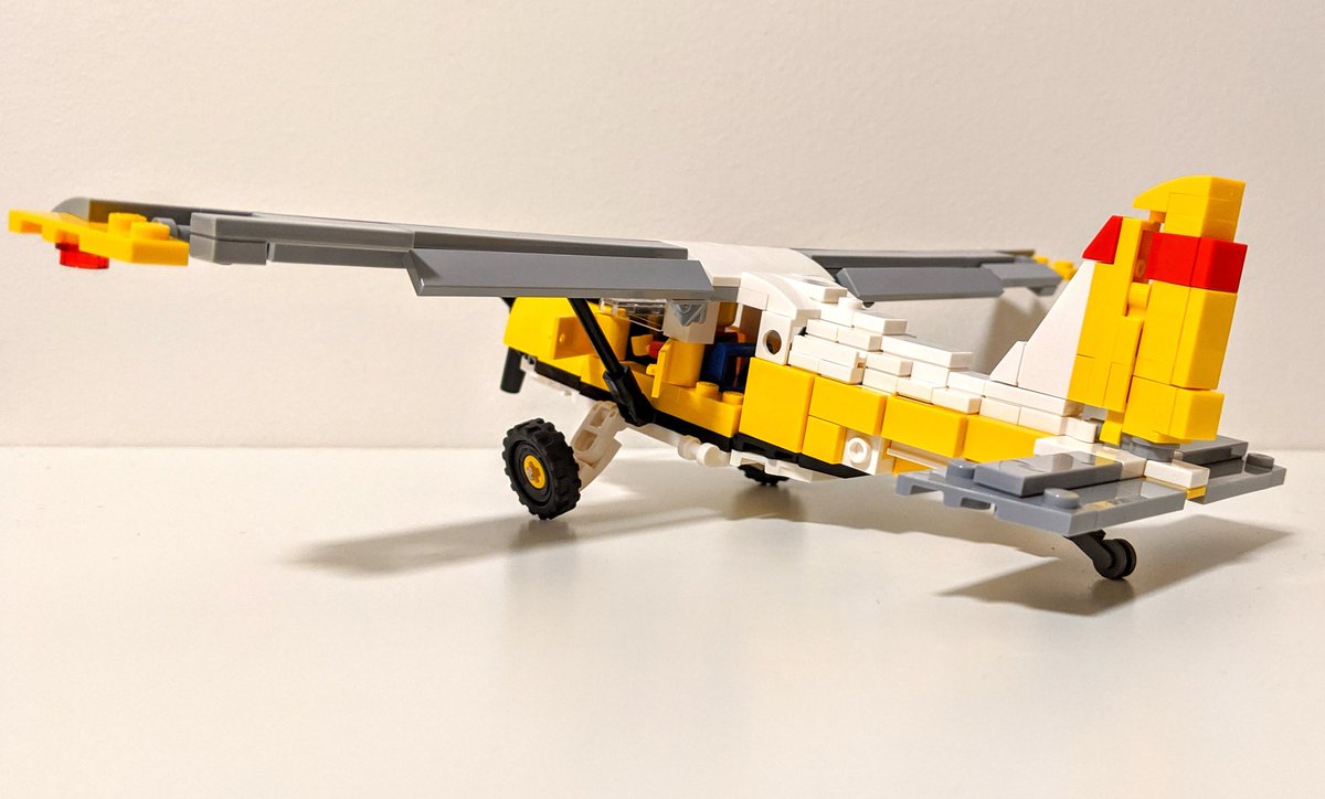 lego biplane moc