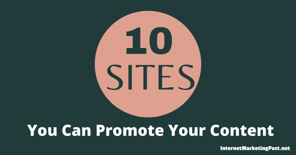 IMPost12349215's tweet photo. 10 Sites You Can Promote Your Content on and Boost Your SEO at the Same Time
https://t.co/yfIbhKKuvm

#promotion #content #contentpromotion #SEO https://t.co/2nKX3YPEQP