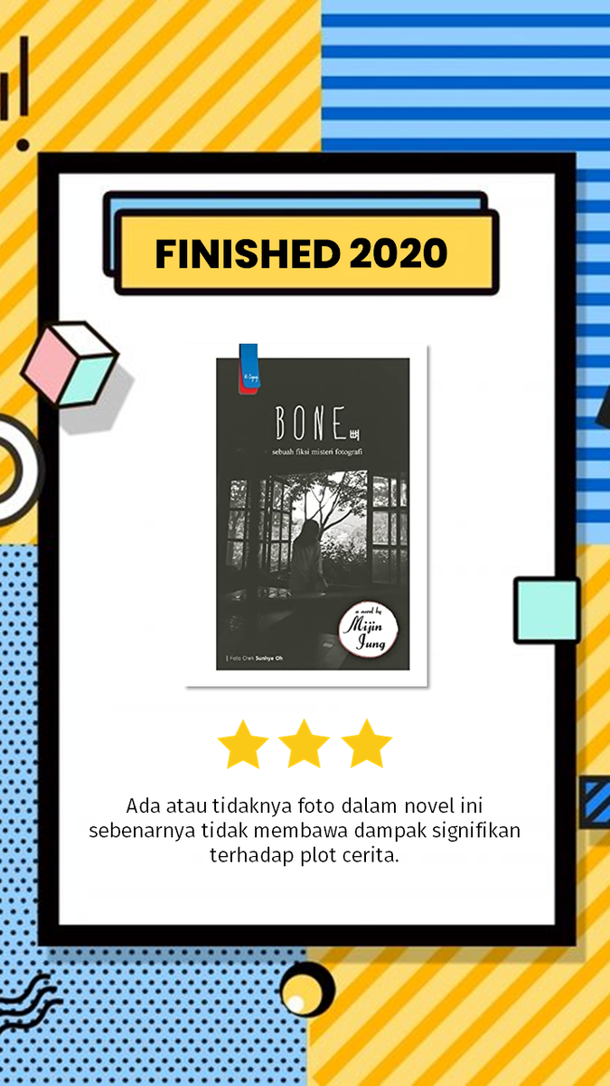 107. BoneEkspektasiku yang terlalu tinggi membuatku hanya mampu memberikan 3 bintang untuk buku ini -  https://www.goodreads.com/review/show/3440407122