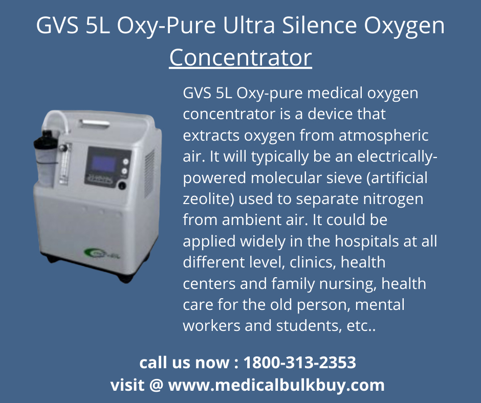 medicalbulkbuy's tweet image. Medicalbulkbuy presents GVS 5L Oxy-Pure Ultra Silence Oxygen Concentrator.
Shop @ medicalbulkbuy.com/product/gvs-5l…
#oxygenconcentrator #OxyPure #oxygenmachine