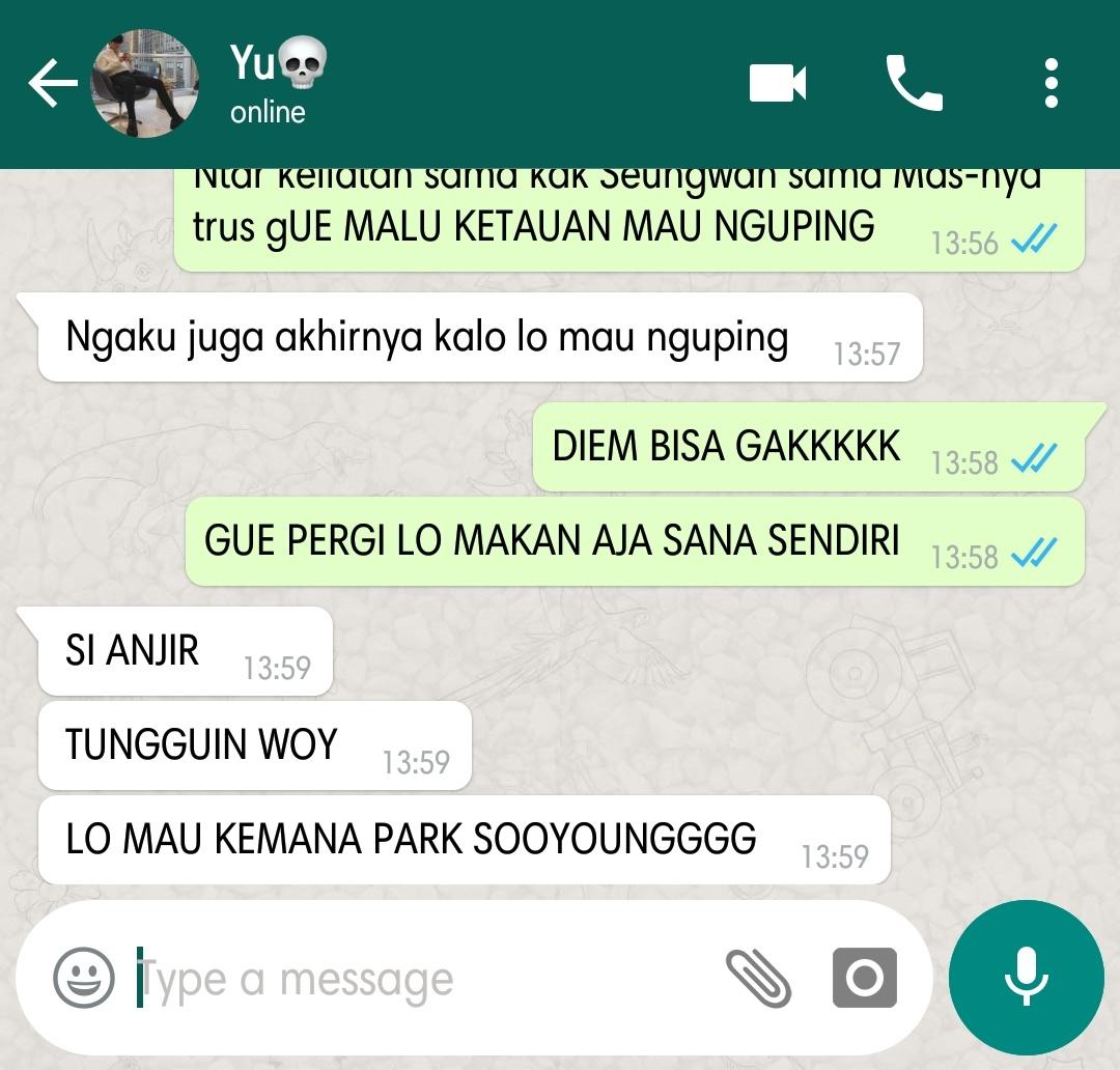 kesimpulan; wenga kepergok sama yugjoy. sooyoung mau nguping tapi gak jadi. wkwk.