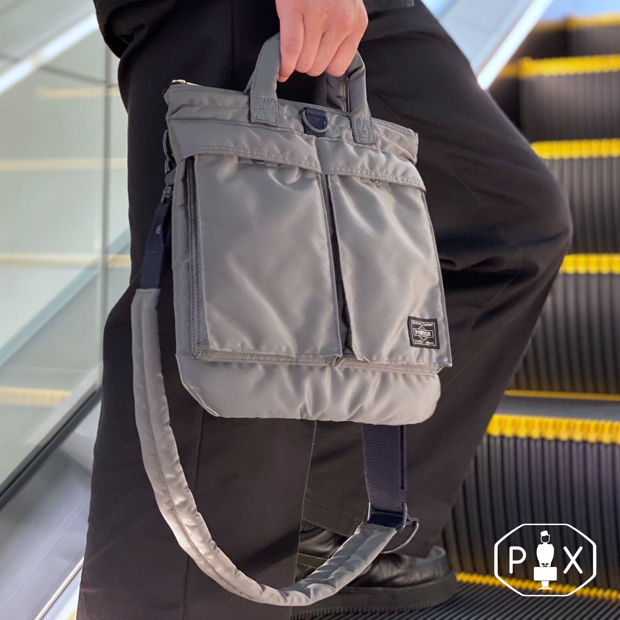 PORTER PX TANKER 2WAY HELMETBAG- PORTER PX TANKER 2WAY HELMETBAG-
