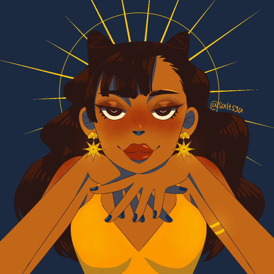 saltsya's tweet photo. Hiya! I'm Saltsya and I like character design, shiny things, and overthinking ✌️😔

#IAMSomebodyArtistClub 
#NobodyArtistClub 
#under1kgang https://t.co/eOc0cI9Z4k